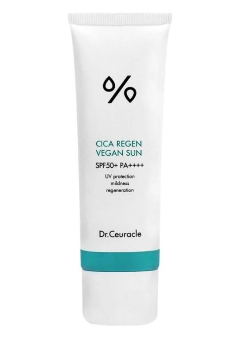 DR. CEURACLE - Cica Regen Vegan Sun SPF50 PA Vegánsky opaľovací krém s Centella asiatica 50ml